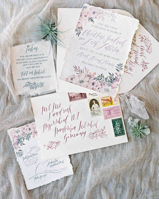 Вдохновение: самые красивые приглашения для летней свадьбы 