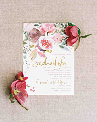 Вдохновение: самые красивые приглашения для летней свадьбы 