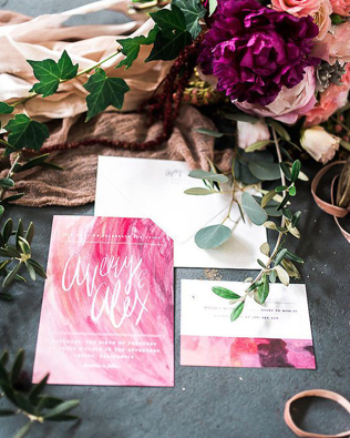 Вдохновение: самые красивые приглашения для летней свадьбы 