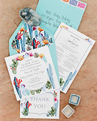 Вдохновение: самые красивые приглашения для летней свадьбы 