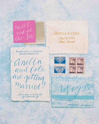 Вдохновение: самые красивые приглашения для летней свадьбы 