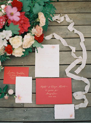 Вдохновение: самые красивые приглашения для летней свадьбы 