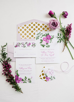 Кристалломания: оттенки аметиста для свадьбы мечты 