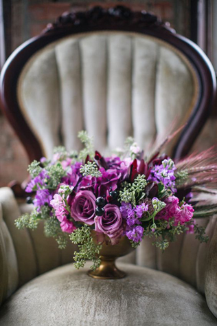 Кристалломания: оттенки аметиста для свадьбы мечты 