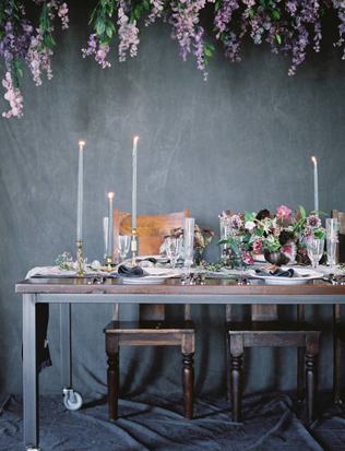 Кристалломания: оттенки аметиста для свадьбы мечты 