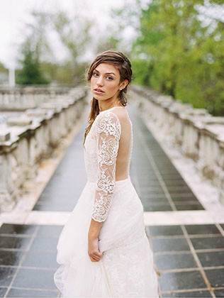 Кружево в декоре свадьбы - образ невесты, невеста