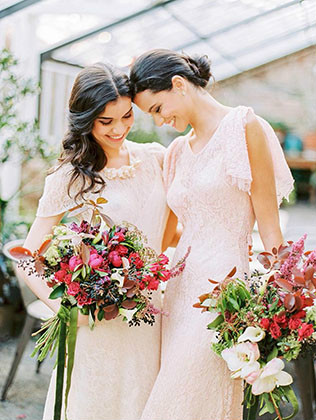 Кружево в декоре свадьбы - образ невесты, подружки невесты