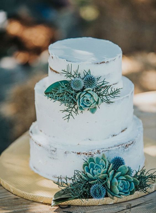 Леденящий иней: свадьба в голубых тонах 