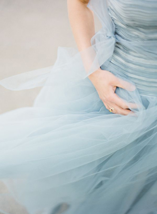 Леденящий иней: свадьба в голубых тонах 