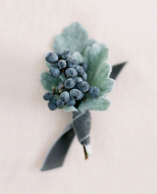 Леденящий иней: свадьба в голубых тонах 