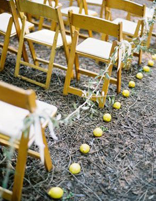 Свадьба в деталях: яркие лимоны для декора 