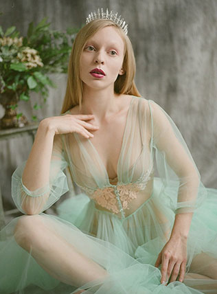 Необычный образ невесты: лесные эльфы, макияж невесты