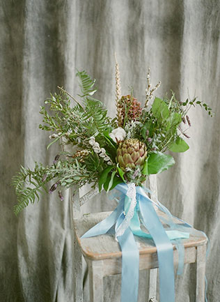 Необычный образ невесты: лесные эльфы, букет невесты