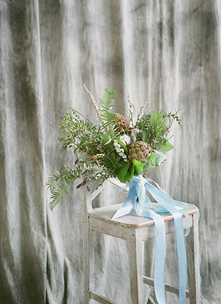 Необычный образ невесты: лесные эльфы, букет невесты