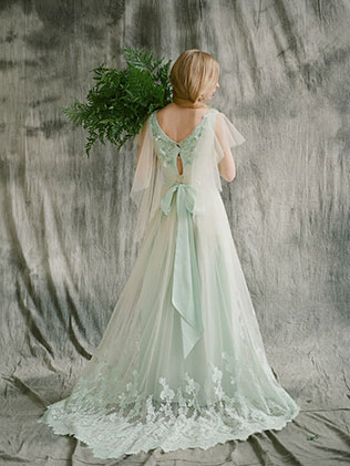 Необычный образ невесты: лесные эльфы, платье невесты