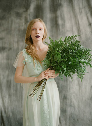 Необычный образ невесты: лесные эльфы, невеста с папоротником