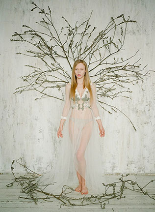 Необычный образ невесты: лесные эльфы, воздушный образ невесты