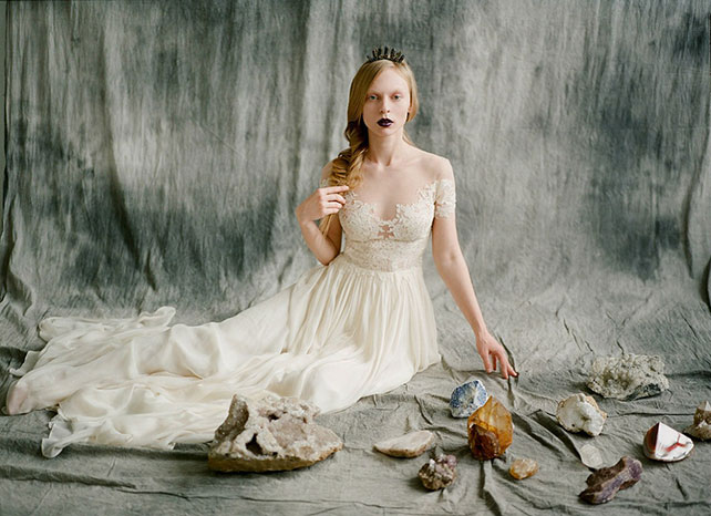 Необычный образ невесты: лесные эльфы, невеста с драгоценными камнями