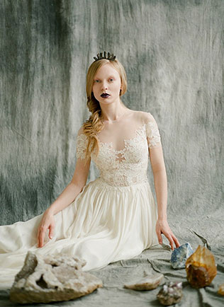 Необычный образ невесты: лесные эльфы, невеста с драгоценными камнями