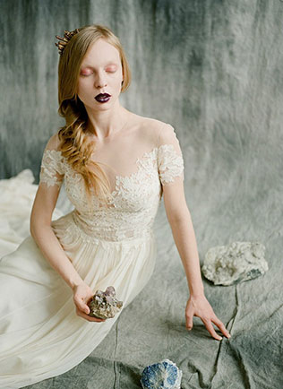 Необычный образ невесты: лесные эльфы, невеста с драгоценными камнями