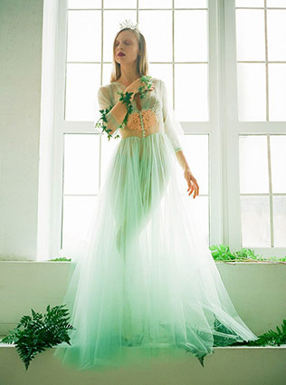 Необычный образ невесты: лесные эльфы, платье невесты