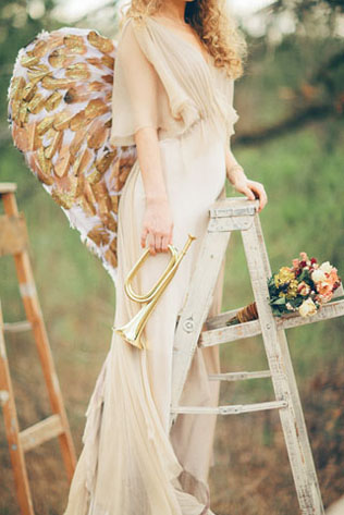 35 свадебных идей для использования лестницы-стремянки 