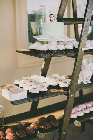 35 свадебных идей для использования лестницы-стремянки 