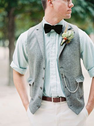 Жаркое лето: 95 стильных идей для жениха, бутоньерка жениха