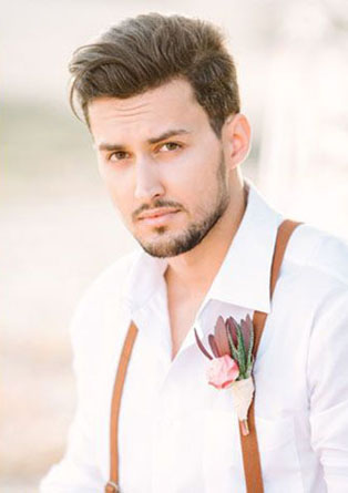 Жаркое лето: 95 стильных идей для жениха, бутоньерка жениха