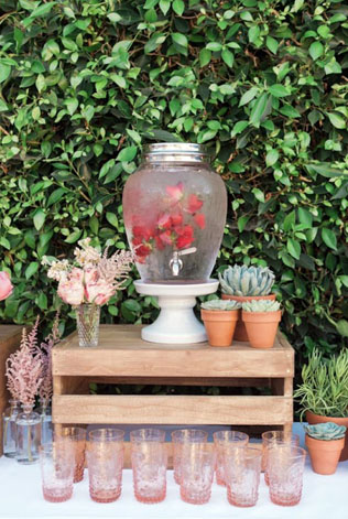 Свадебный лимонадный бар