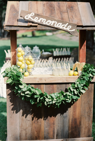 Свадебный лимонадный бар