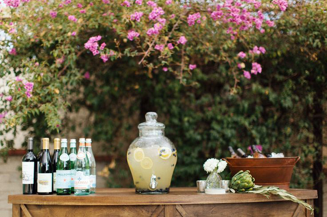 Свадебный лимонадный бар