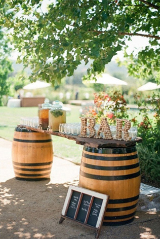 Свадебный лимонадный бар