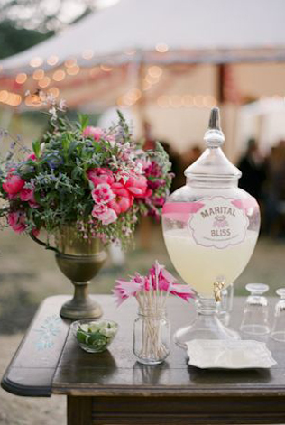 Свадебный лимонадный бар