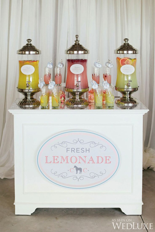 Свадебный лимонадный бар