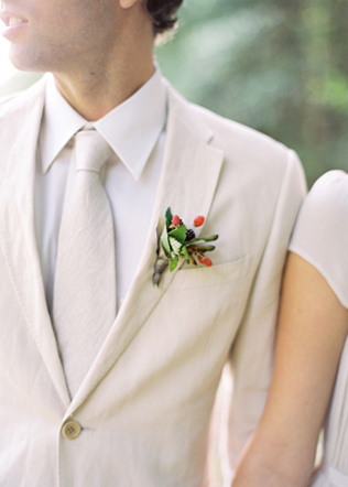 Льняной костюм: стильные идеи для жениха 