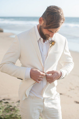 Льняной костюм: стильные идеи для жениха 