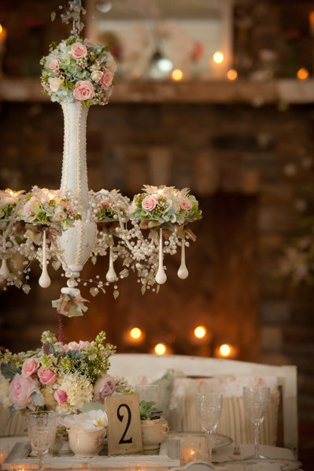 Свадебные люстры с цветами, 