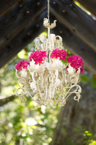 Свадебные люстры с цветами, 