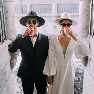 Главный свадебный аксессуар на весну-лето 2022: солнечные очки