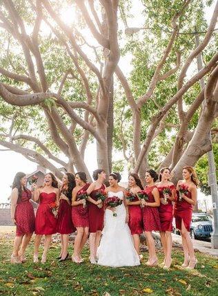 Marsala Party: 64 идеи для атмосферной свадьбы 