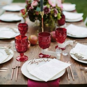 Marsala Party: 64 идеи для атмосферной свадьбы