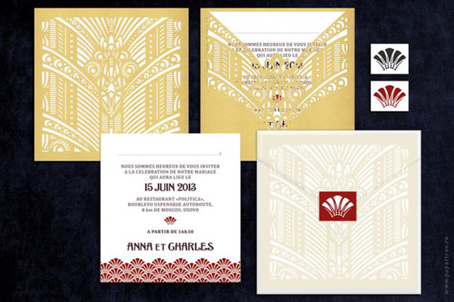 приглашения на свадьбу Анны и Шарля