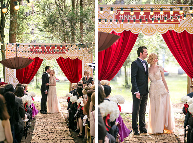 Декор свадьбы Анны и Шарля, свадебная арка