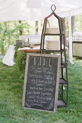 Меловая доска на свадьбе: 74 стильные идеи, меню 