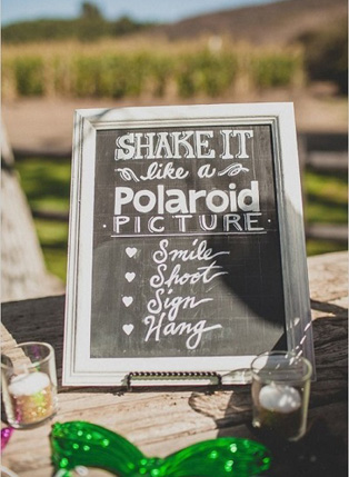 Меловая доска на свадьбе: 74 стильные идеи 