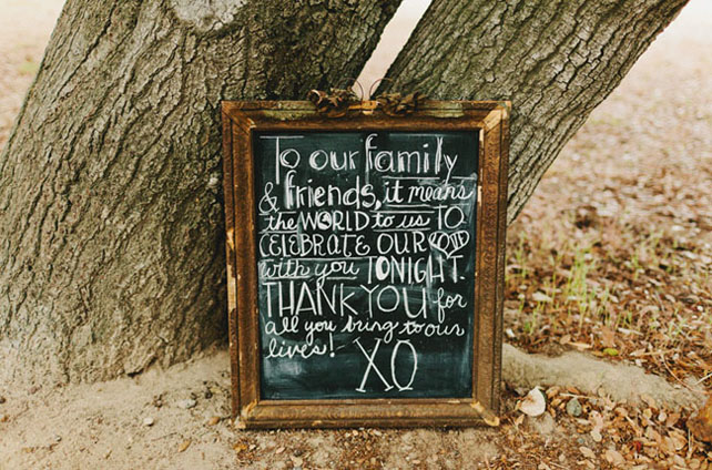 Меловая доска на свадьбе: 74 стильные идеи 