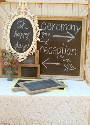 Меловая доска на свадьбе: 74 стильные идеи, указатели 