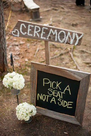 Меловая доска на свадьбе: 74 стильные идеи 