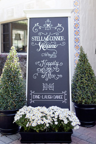 Меловая доска на свадьбе: 74 стильные идеи 